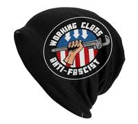 Classe ouvrière antifasciste Cap Hip Hop Adulte en Plein Air Skullies Bonnets Chapeau Printemps Chaud Multifonction Bonnet