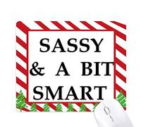 classe sassy peu intelligent assy conception tapis de souris canne de noël du tapis.