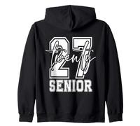 Classe Senior 2027 Cool High School College Graduation 17 Sweat à Capuche