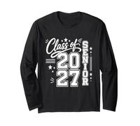 Classe Senior 2027 Cool High School College Graduation 8 Manche Longue