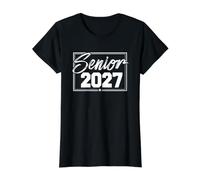 Classe Senior 2027 Cool High School College Graduation T-Shirt Graphique avec Valeur