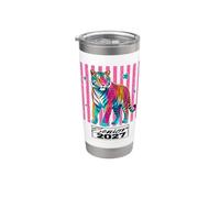 Classe Senior 2027 Cool Tiger High School Graduation Gobelet isotherme en acier inoxydable double paroi