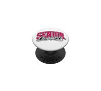 Classe Senior 2027 Retro Varsity 1 High School Graduate PopSockets PopGrip Adhésif