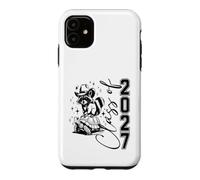 Classe Senior de 2027 drôle de Raton Laveur Remise de diplôme d'études Secondaires Coque pour iPhone 11