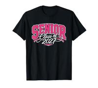 Classe Senior de 2027 rétro Universitaire 7 diplômé du lycée T-Shirt