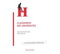 Classement des universités - Gilles Rouet - Cnrs Eds - broché - Essai