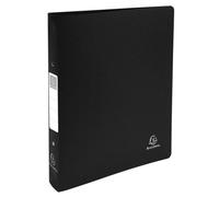 Classeur 2 anneaux 30mm polypropylène OPAK rigide 10/10e - A4 Maxi. - Noir