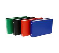 Classeur 2 anneaux cartonné Oxford A5 à l'italienne - dos 3,5 cm - couleurs assorties