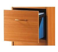 Classeur 3 Tiroirs Pour 75 Dossiers Suspendus 41,4 x 108,4 x 44 cm - Merisier - L 41.4 x l 44 x H 108.4 cm Blanc