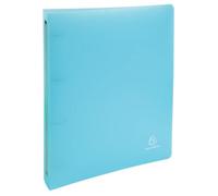 Classeur 4 anneaux 30 mm polypropylène Chromaline Pastel - A4 Maxi - Bleu pastel