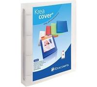 Classeur 4 anneaux 30mm polypropylène chromaline 10/10e Krea Cover - A4 maxi Blanc transparent G