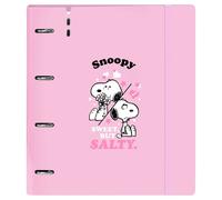 Classeur 4 anneaux avec accessoires Safta Peanuts, Snoopy Sweet (27x32cm)