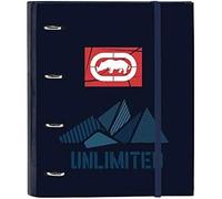 Classeur 4 Anneaux Ecko Unltd. Peaks - Safta - 35cm - 100 Feuilles A4 - Bleu