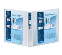 Classeur 4 anneaux en d 25mm remborde 3 pochettes exterieures krea cover - a4 maxi exacompta 51846e G