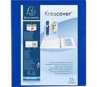 Classeur 4 anneaux en d 30mm remborde 3 pochettes exterieures krea cover - a4 maxi exacompta 51842be G