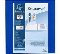 Classeur 4 anneaux en d 60mm remborde 3 pochettes exterieures krea cover - a4 maxi exacompta 51845bodse G