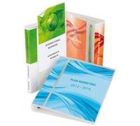 Classeur 4 anneaux personnalisable sur 3 cotés - dos 45 mm - couleur incolore G