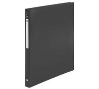 Classeur 4 anneaux plastifié Exacompta Budget A4 - Dos 2 cm - noir