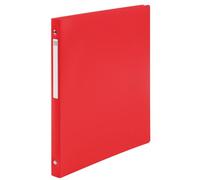 Classeur 4 anneaux plastifié Exacompta Budget A4 - Dos 2 cm - rouge