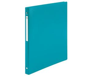 Classeur 4 anneaux plastifié Exacompta Budget A4 - Dos 2 cm - vert d'eau