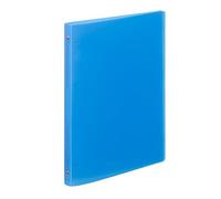 Classeur 4 anneaux plastifié Viquel Propyglass - A4 - Dos 2,5 cm couleur bleu