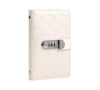 Classeur à 100 emplacements pour billets de banque avec serrure à | Poches transparentes double face pour organiser billets, factures, timbres, reçus et coupons avec une serrure à 3 chiffres
