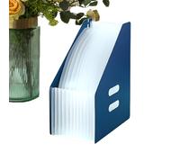 Classeur à 12 compartiments - 32,2 x 25,6 cm - Organiseur accordéon A4 à 13 compartiments - Étanche et extensible - Avec étiquettes de couleur - Pour bureau, école, maison