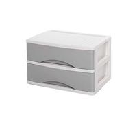 Classeur à 2 couches Organisateurs de tiroirs pour chambre à coucher, tiroirs de bureau en plastique, style tiroir, cadre de finition, commode, porte-journaux cosmétiques (couleur : B1)