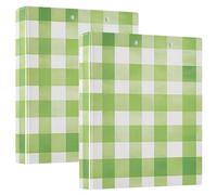 Classeur à 3 anneaux de 2,5 cm et demi avec poches, 1/2 paquet à couverture rigide pour école