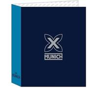 Classeur À 4 Anneaux Safta M657 Munich Nautic - Qualité Et Confortable - Bleu