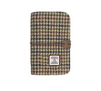 Classeur à 6 anneaux Harris Tweed A6 - Reliure en tissu de laine Harris Tweed, couverture souple rechargeable, 80 pages pour papier de remplissage et inserts de planificateur, carnets à notes