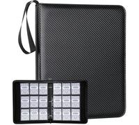 Classeur à 9 pochettes - Album de collection pour 720 cartes - Convient aux cartes Magic: The Gathering et de football - Noir