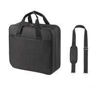 Classeur à anneaux, 5,1 cm, 3 anneaux avec fermeture éclair, 12 x 33 x 34,5 cm, Oxford 600D, 12 porte-stylos pour documents A4 et tablette de 13 pouces