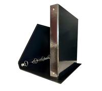 Classeur à anneaux A4 en carton 1,9 mm plastifié, porte-documents Bureau et école Binder coloré Cahiers à anneaux ronds en acier Ø 30 mm Classeurs professionnels noir 10 pièces