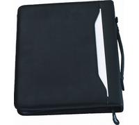 Classeur à anneaux Alassio "AREZZO" A4 FINEtouch imitation cuir noir