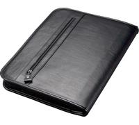 Classeur à anneaux Alassio "LIMONE" A4 FINEtouch imitation cuir noir