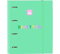 Classeur à anneaux Benetton Mint vert 27 x 32 x 3.5 cm