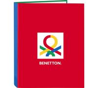 Classeur À 4 Anneaux - Benetton - Pop - Confortable - Polyvalent - Résistant - Gris