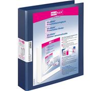 Classeur à anneaux de présentation Veloflex VELODUR 1143150 A4 2-Rg 25mm bleu
