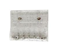 Classeur à anneaux, dossier transparent pour presse-papiers | organisateur autocollants motif étoiles pour reçus cartes journal bureau école réunions