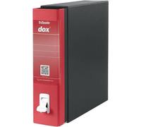 Classeur à anneaux Esselte Dox 1 A4 Noir, Rouge