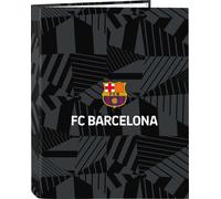 Classeur à anneaux F.C. Barcelona Black Noir A4 26.5 x 33 x 4 cm