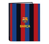 Classeur à anneaux F.C. Barcelona grenat bleu marine A4 (26.5 x 33 x 4 cm)