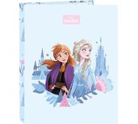 Classeur à anneaux Frozen Ice magic bleu A4 26.5 x 33 x 4 cm