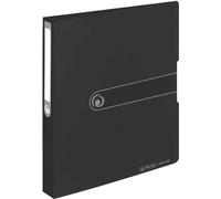Classeur à anneaux Herlitz easy orga to go A4 2 anneaux Largeur du dos : 38 mm noir opaque