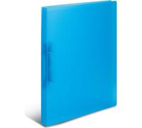 Classeur à anneaux HERMA DIN A4 2 anneaux bleu clair-translucide