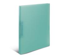 Classeur à anneaux HERMA DIN A4 2 anneaux mécanisme turquoise translucide