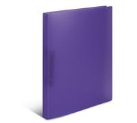 Classeur à anneaux HERMA DIN A4 2 anneaux mécanisme violet translucide