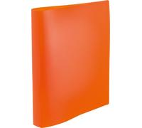 Classeur à anneaux HERMA DIN A4 2 anneaux orange fluo translucide