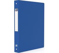 Classeur à anneaux Oxford Memphis 40 mm 4 anneaux mécanisme de fermeture éclair bleu